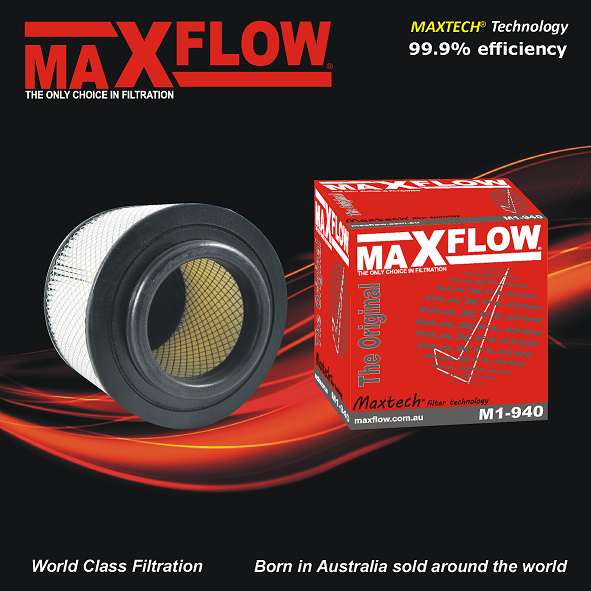 Air Filter For Toyota Hilux KUN16 Turbo Diesel 3.0L 1KD-FTV, Toyota Hilux KUN26 Turbo Diesel 3.0L 1KD-FTV, Australian made automotive filters and filter service kits for Toyota by MAXFLOW MAXTECH available at Australia's number one online auto parts store ccpg.com.au Melbourne, shop online for Toyota auto parts and accessories